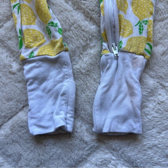 Little Sleepies | "Lemons" Bamboo Viscose One Piece Zippy | Size 12-18 Months - Picture 6 of 9
